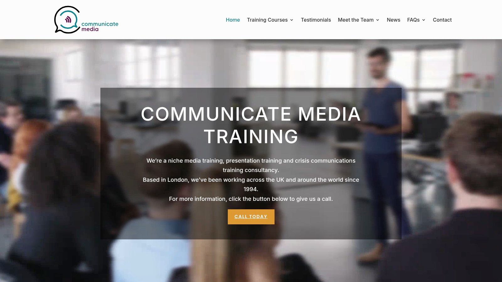 Communicate Media Training