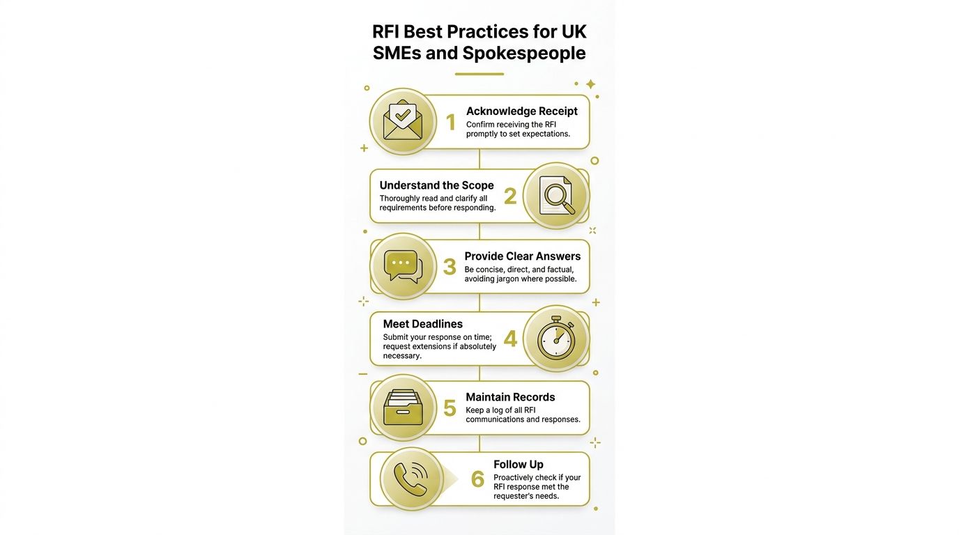 RFI Best Practices for UK SMEs and Spokespeople