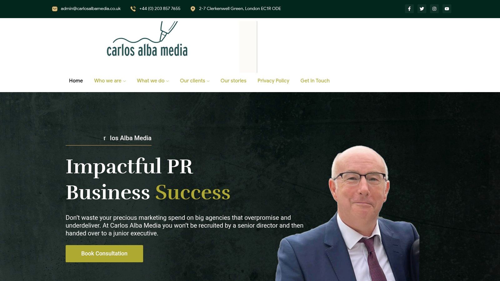 Screenshot from https://carlosalbamedia.co.uk